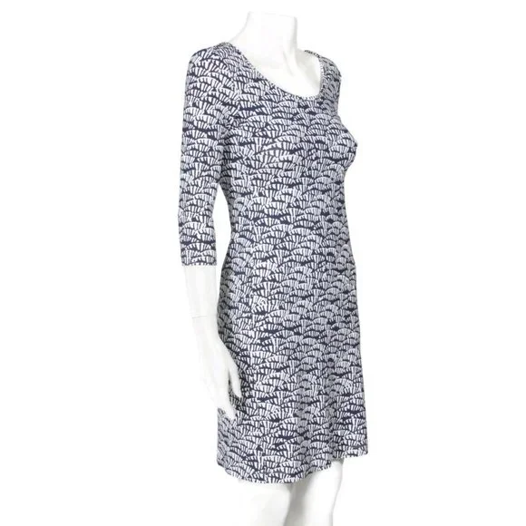 Persifor Dress White Blue Tropical Coral Reef XS - 432 - Picture 5 of 6